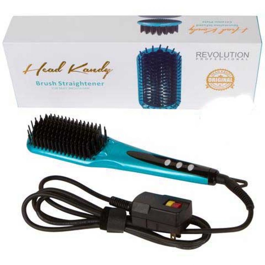 1 Head Kandy Hair Straightener Brush in Pakistan